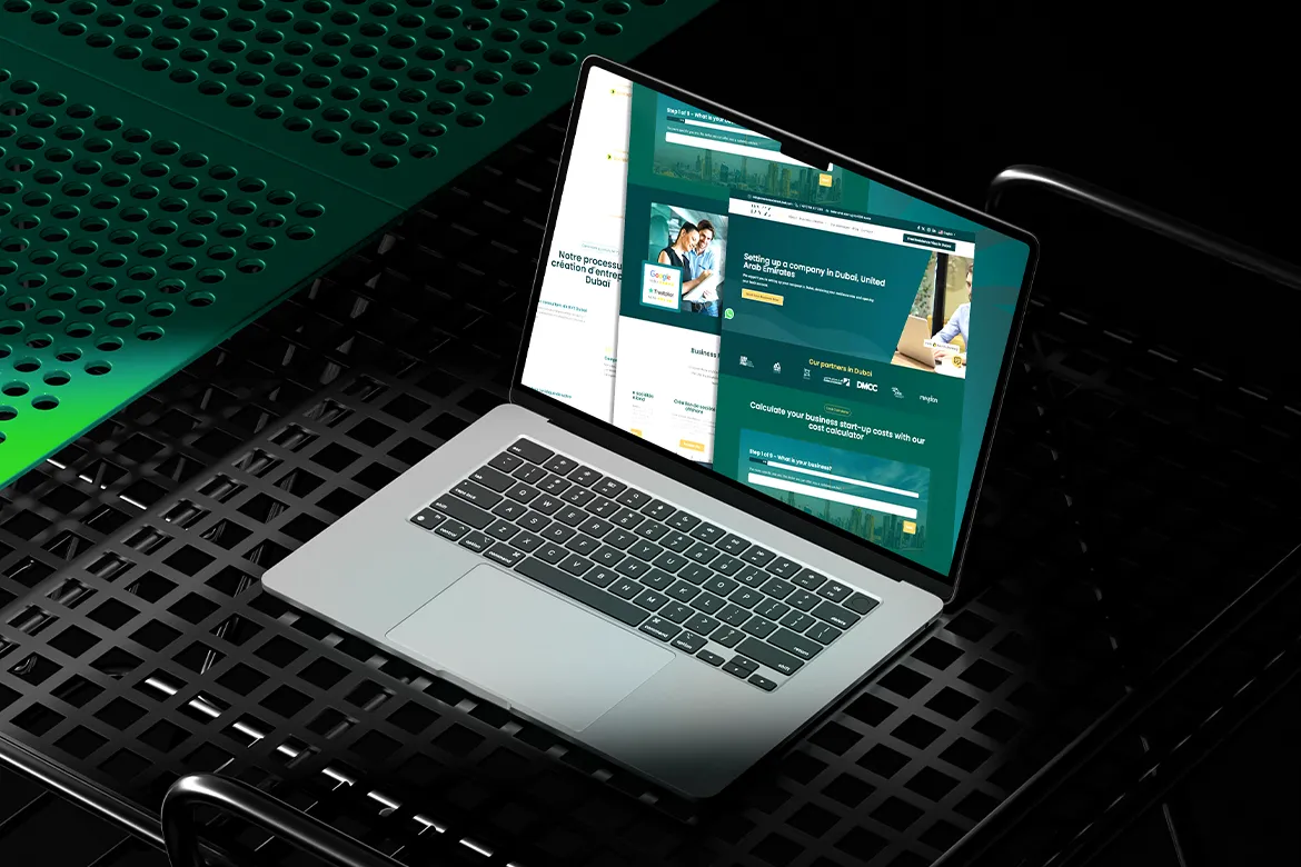 DesignOrbit — Minimalistic Landing Page